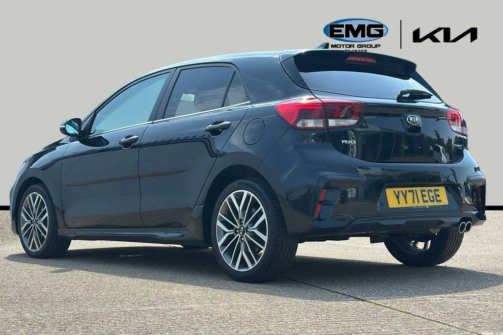 Kia RIO 1.0 T Gdi Mhev Gt Line S Hatchback Hybr YY71EGE Black #4