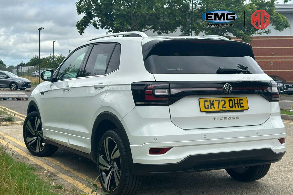 Volkswagen T-Cross 1.0 Tsi R Line Suv Dsg Ss GK72OHE White #4
