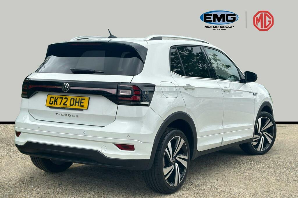 Volkswagen T-Cross 1.0 Tsi R Line Suv Dsg Ss GK72OHE White #6