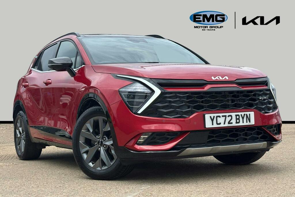Kia Sportage 1.6 H T Gdi Gt Line S Suv Hybrid A Red