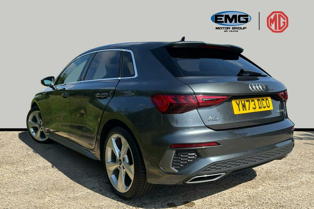 Audi A3 1.0 Tfsi 30 S Line Sportback S YW73DCO Grey #4