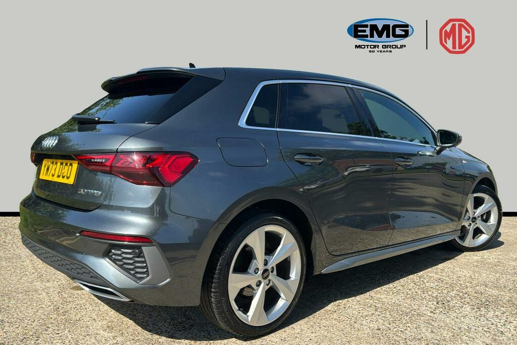 Audi A3 1.0 Tfsi 30 S Line Sportback S YW73DCO Grey #6