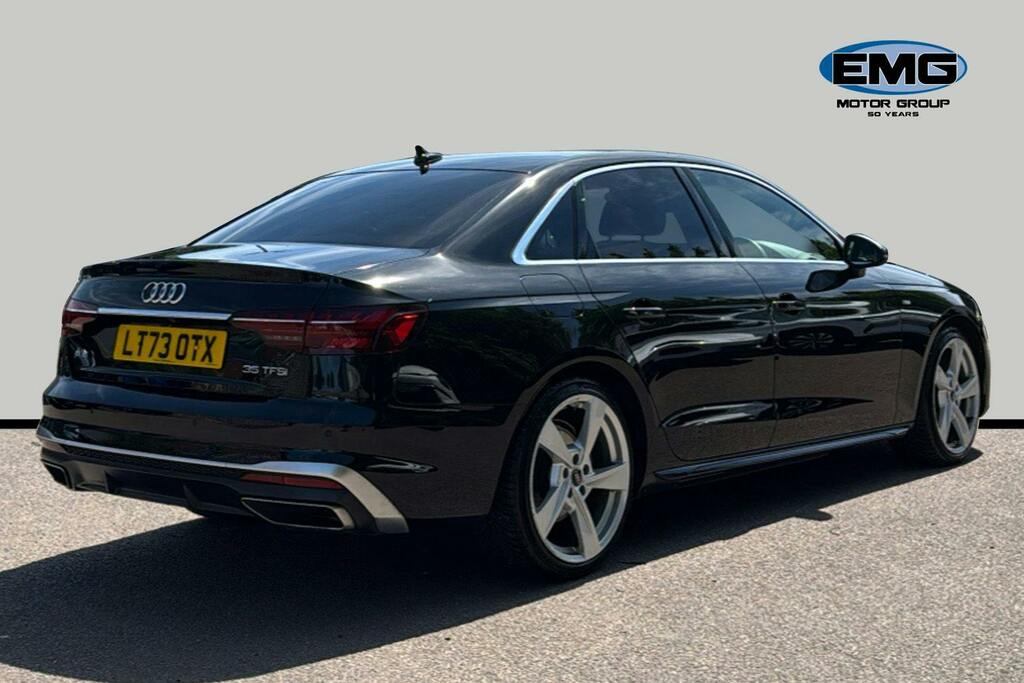 Audi A4 2.0 Tfsi 35 S Line Saloon S Tronic S LT73OTX Black #6