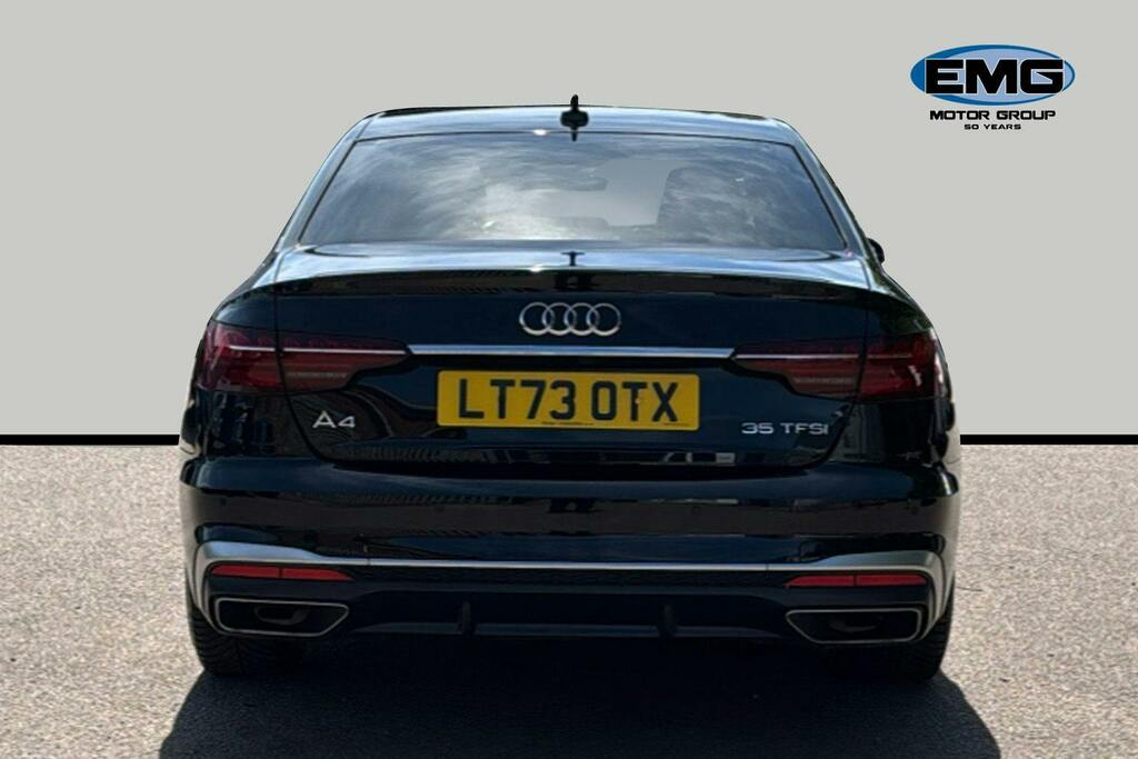 Audi A4 2.0 Tfsi 35 S Line Saloon S Tronic S LT73OTX Black #5