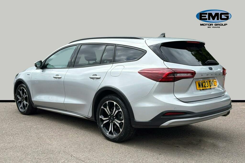 Ford Focus 1.0T Ecoboost Mhev Active X Estate Hybr MW23DKL Silver #4
