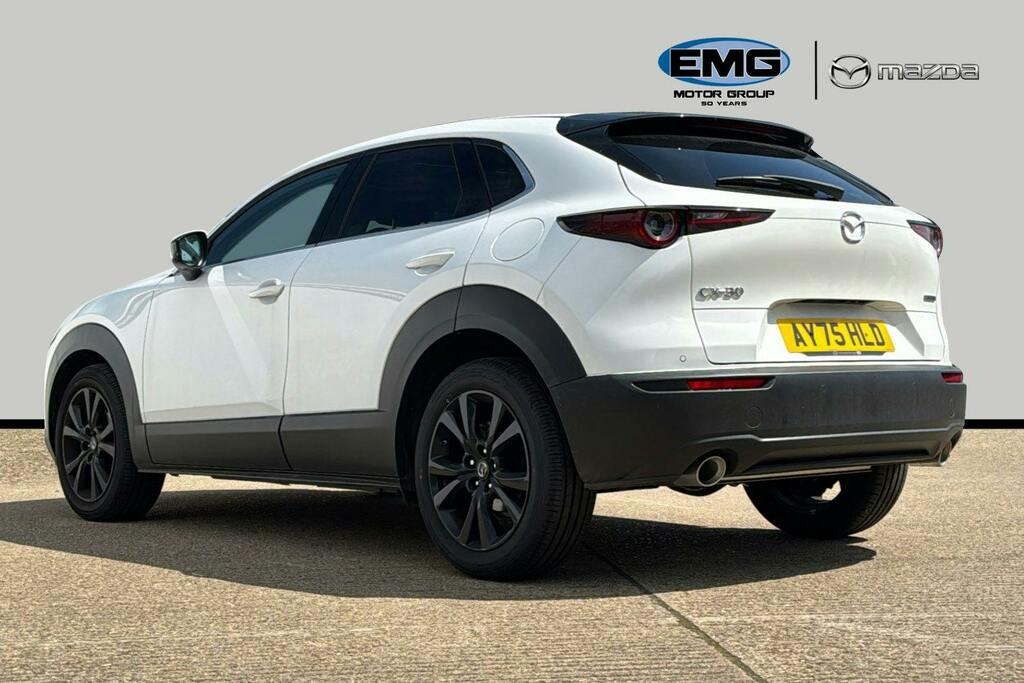Mazda CX-30 2.0 E Skyactiv X Mhev Homura Suv AY75HLD White #4