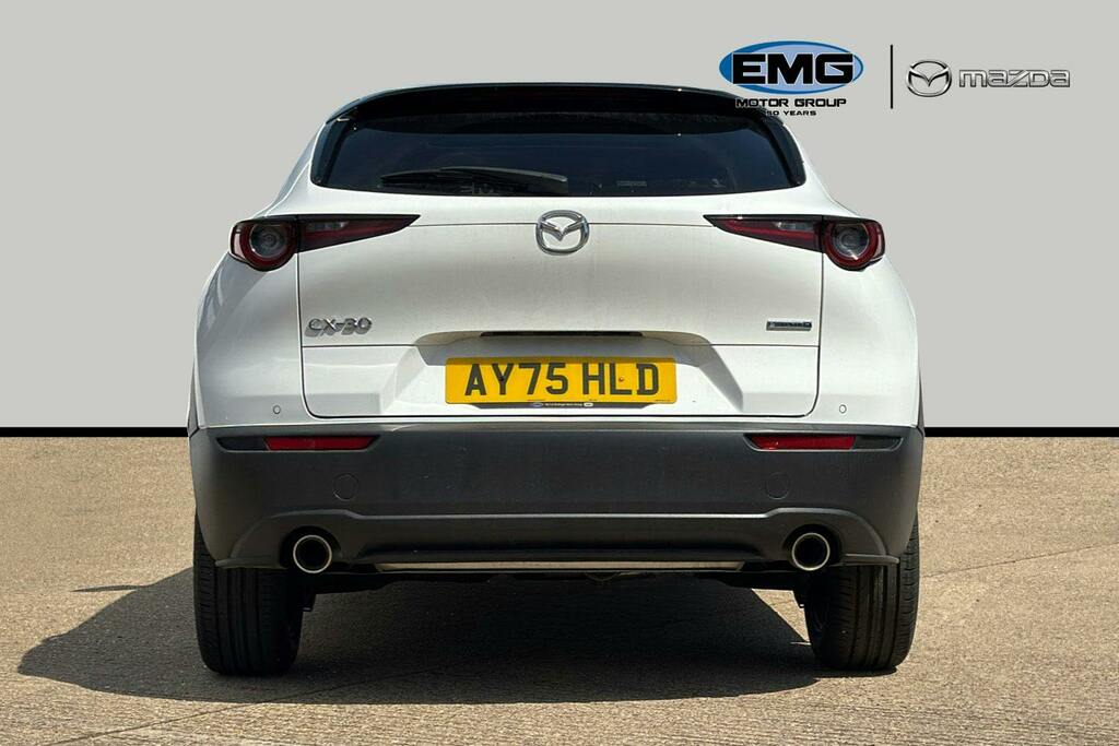 Mazda CX-30 2.0 E Skyactiv X Mhev Homura Suv AY75HLD White #5