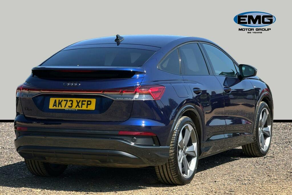 Audi Q4 E Tron 40 Black Edition Sportback 82Kwh AK73XFP Blue #6