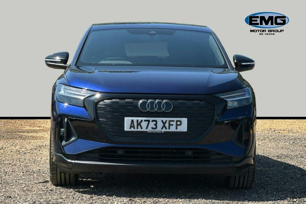 Audi Q4 E Tron 40 Black Edition Sportback 82Kwh AK73XFP Blue #2