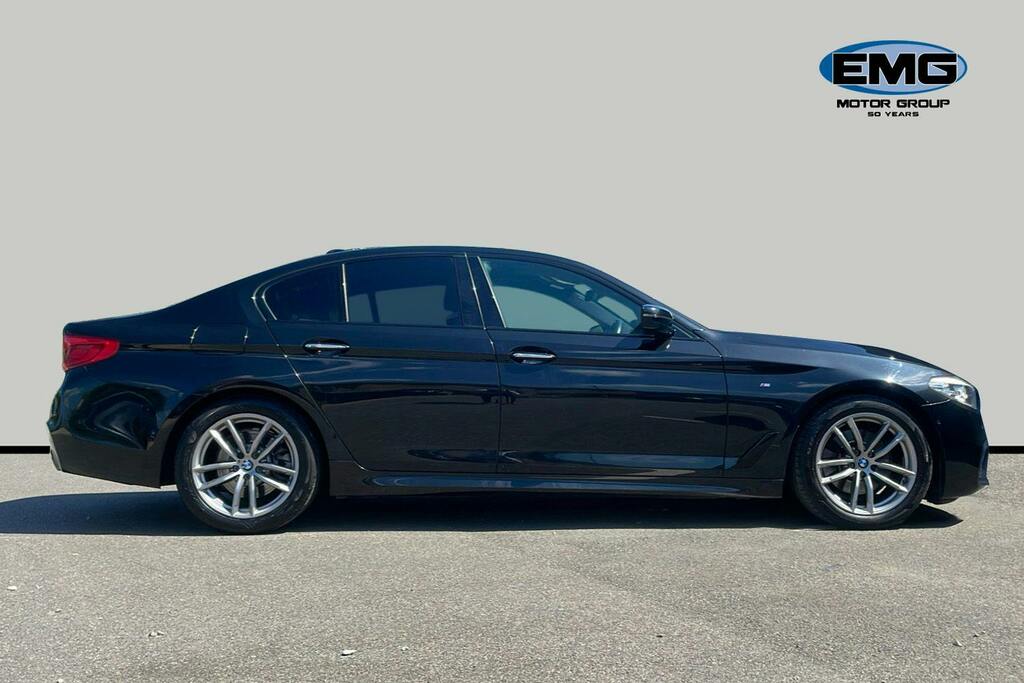 BMW 5 Series 2.0 520D M Sport Saloon Ss Black #3
