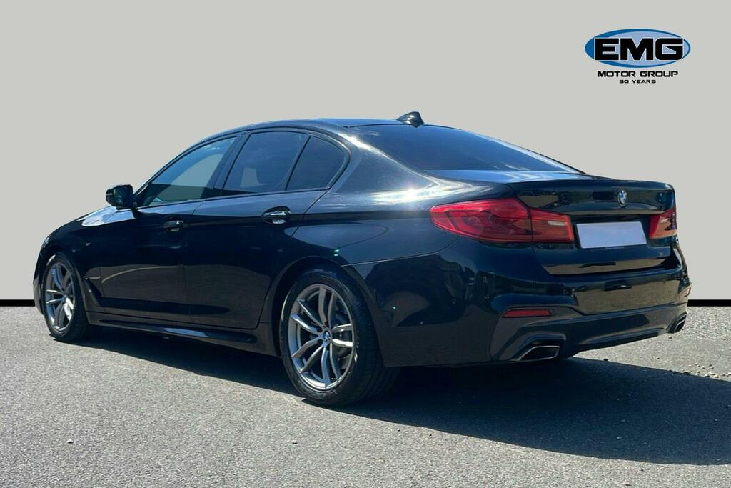 BMW 5 Series 2.0 520D M Sport Saloon Ss Black #4