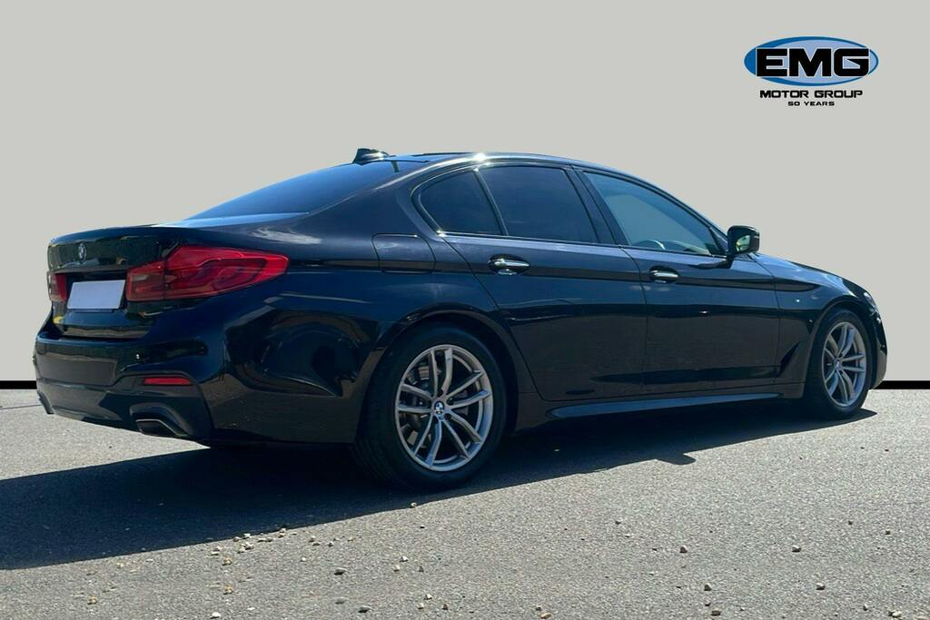 BMW 5 Series 2.0 520D M Sport Saloon Ss Black #6