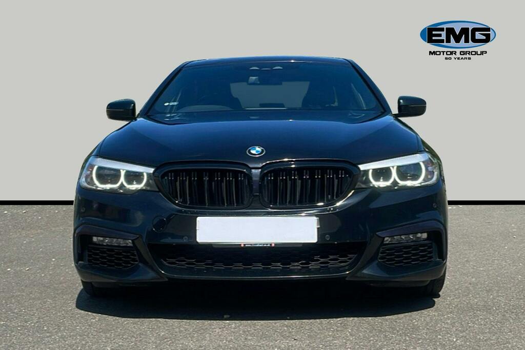 BMW 5 Series 2.0 520D M Sport Saloon Ss Black #2