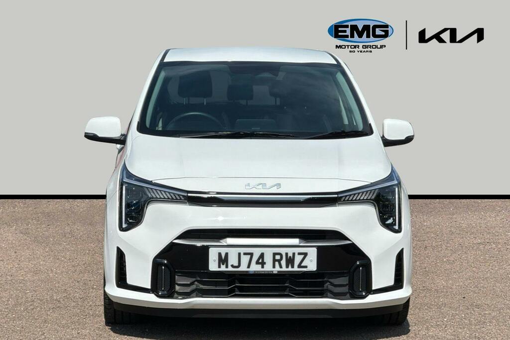 Kia Picanto 1.0 3 Hatchback Amt Ss MJ74RWZ White #2