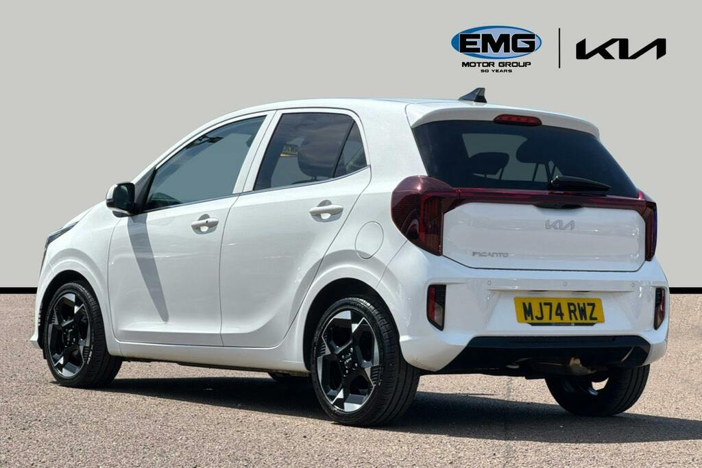 Kia Picanto 1.0 3 Hatchback Amt Ss MJ74RWZ White #4