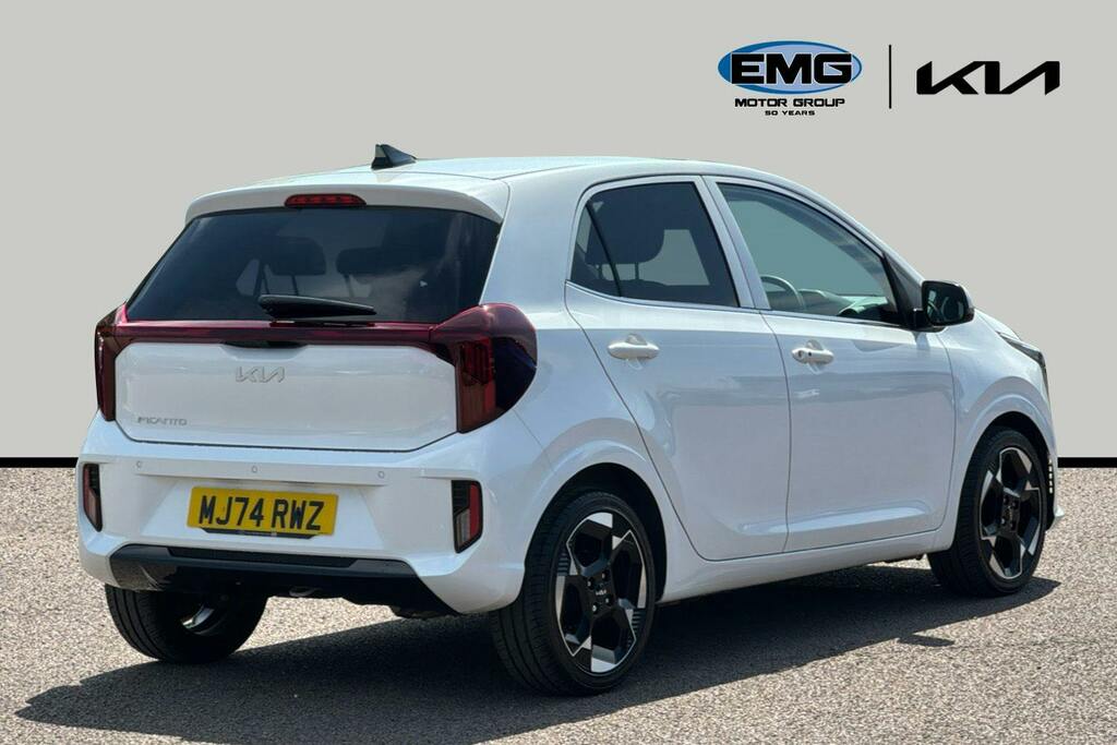 Kia Picanto 1.0 3 Hatchback Amt Ss MJ74RWZ White #6