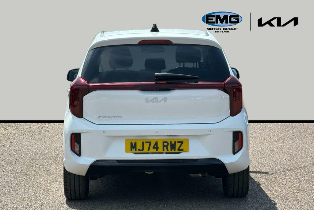 Kia Picanto 1.0 3 Hatchback Amt Ss MJ74RWZ White #5
