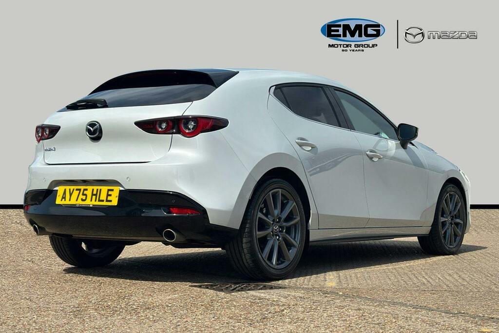 Mazda 3 2.5 E Skyactiv G Mhev Takumi Hatchback AY75HLE White #6