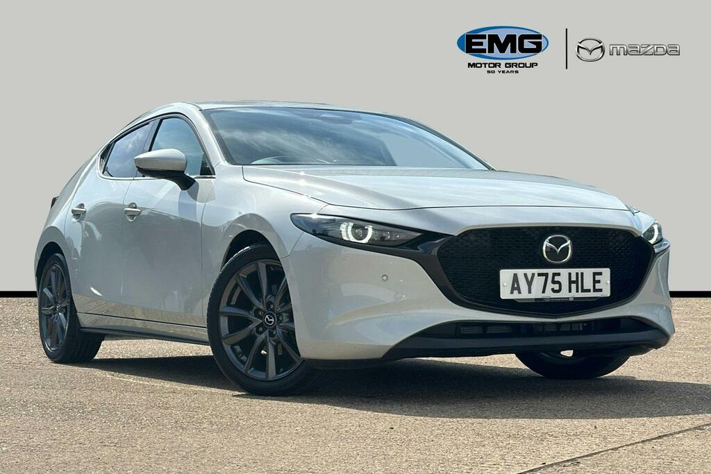 Mazda 3 2.5 E Skyactiv G Mhev Takumi Hatchback White