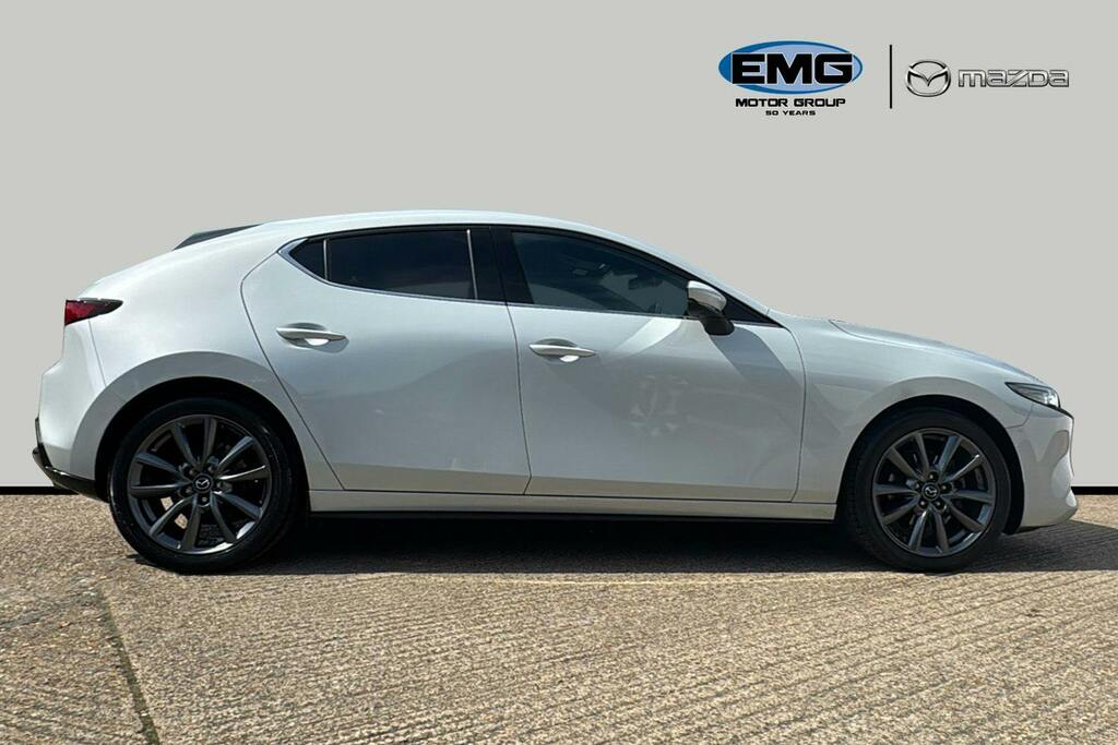 Mazda 3 2.5 E Skyactiv G Mhev Takumi Hatchback AY75HLE White #3