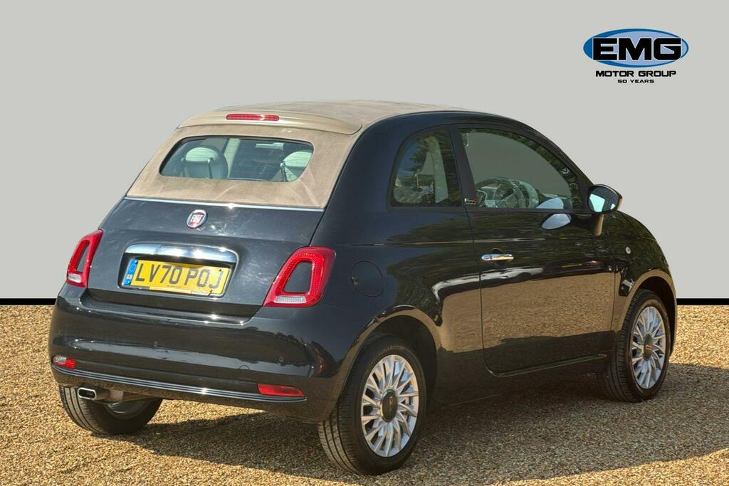 Fiat 500C 1.2 Lounge Convertible Dualogic Ss Black #6