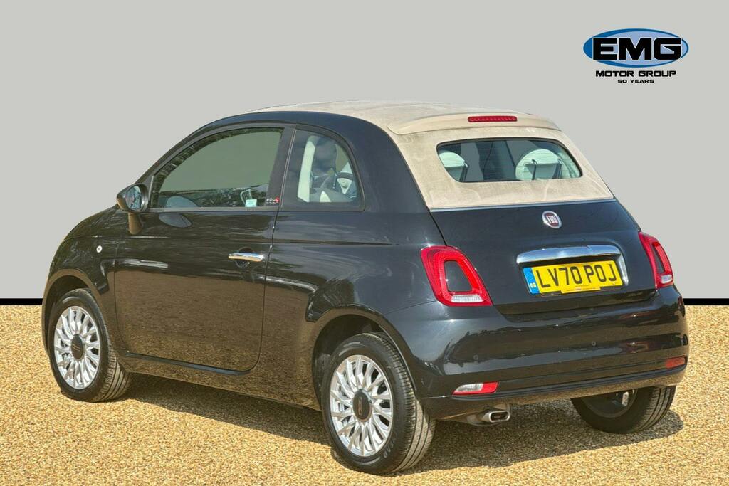 Fiat 500C 1.2 Lounge Convertible Dualogic Ss Black #4