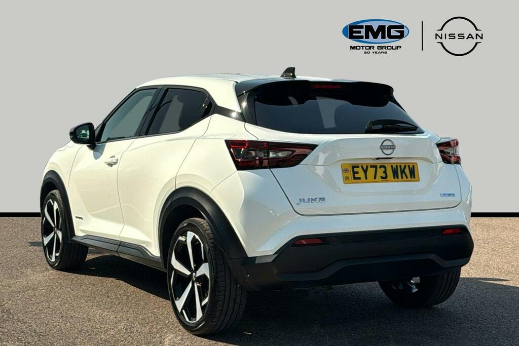 Nissan Juke 1.6 Tekna Suv Hybrid White #4