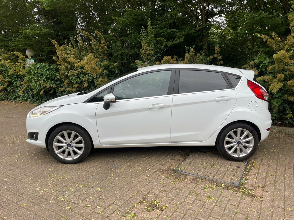 Ford Fiesta 1.0T Ecoboost Titanium Euro 6 Ss GK17VVX White #5