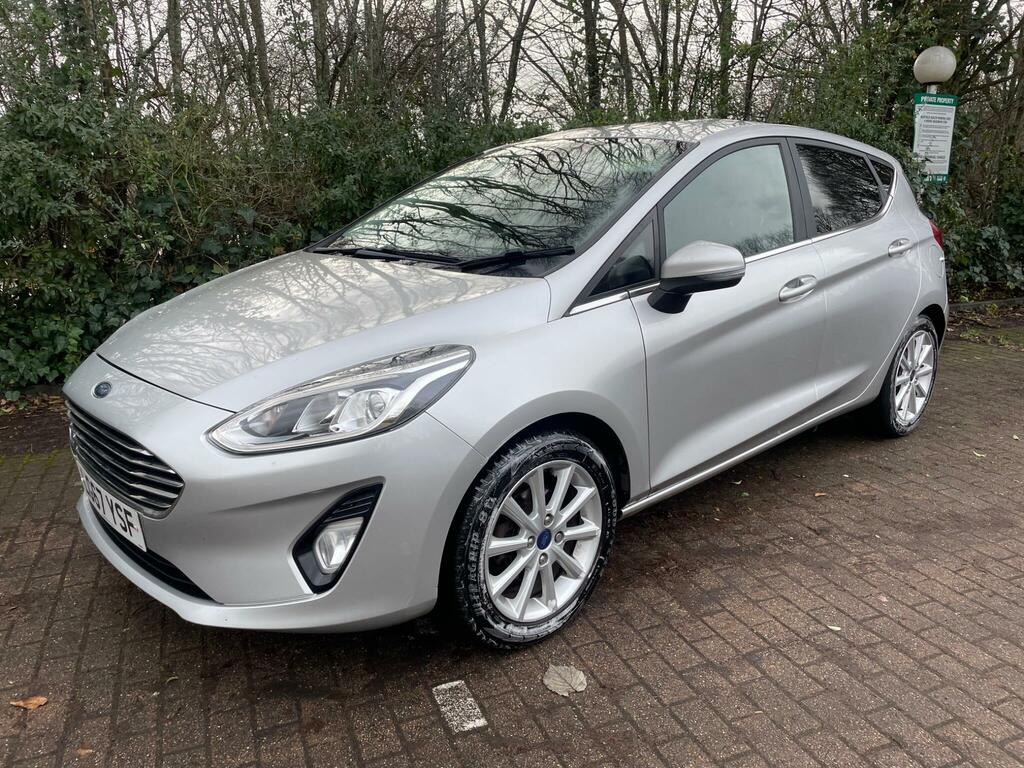 Ford Fiesta 1.0T Ecoboost Titanium Euro 6 Ss LG67YSF Silver #4