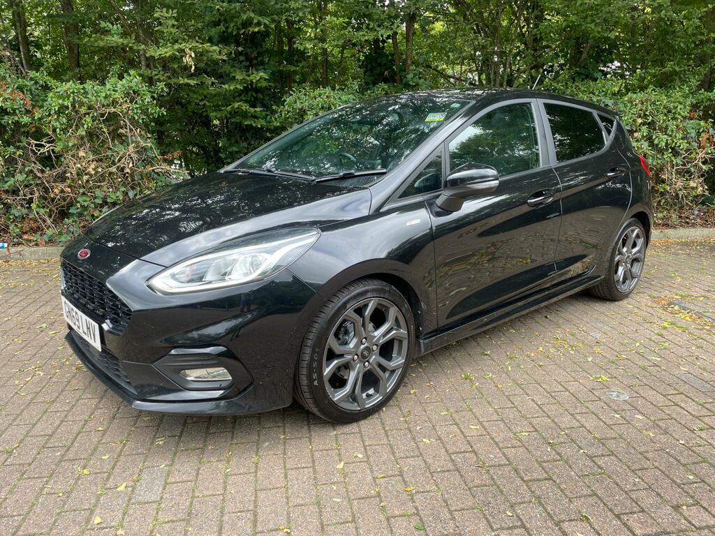 Ford Fiesta 1.0T Ecoboost St-line X Euro 6 Ss GN69LNV Black #4