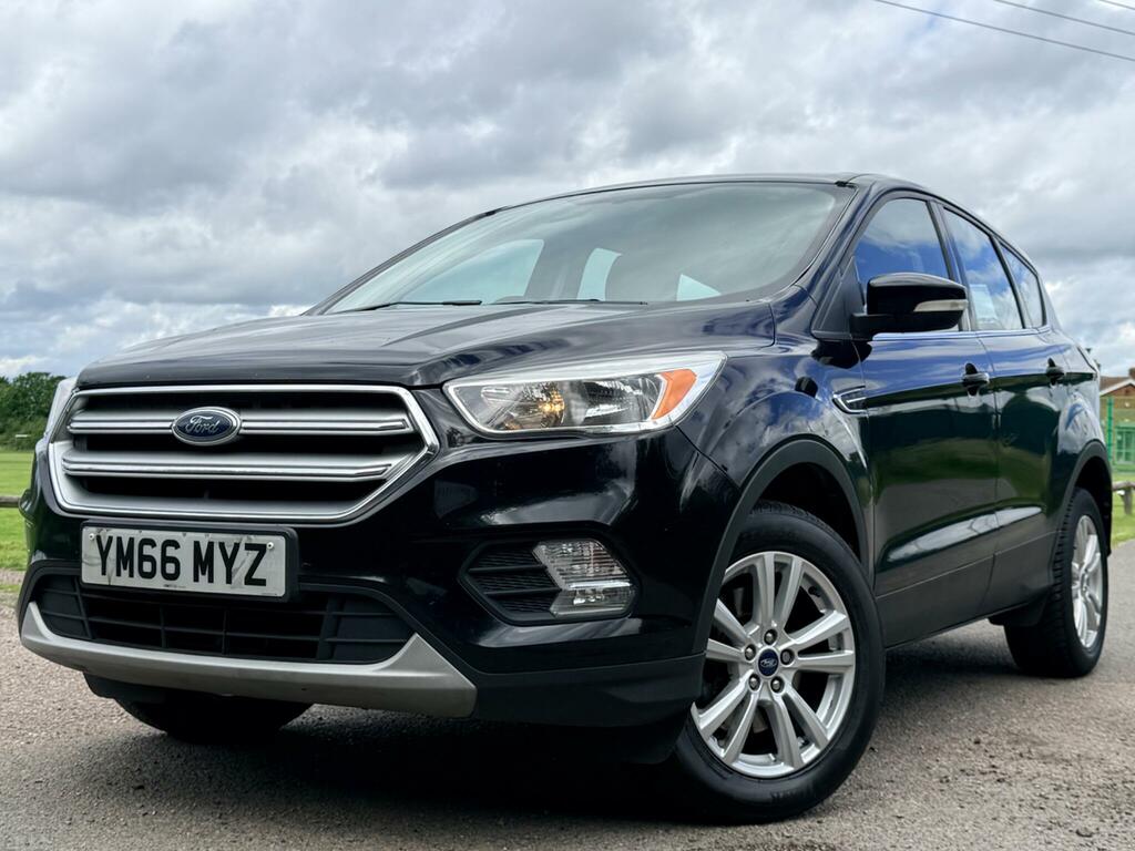 Ford Kuga 2.0 Tdci Ecoblue Zetec Awd Euro 6 Ss YM66MYZ Black #3