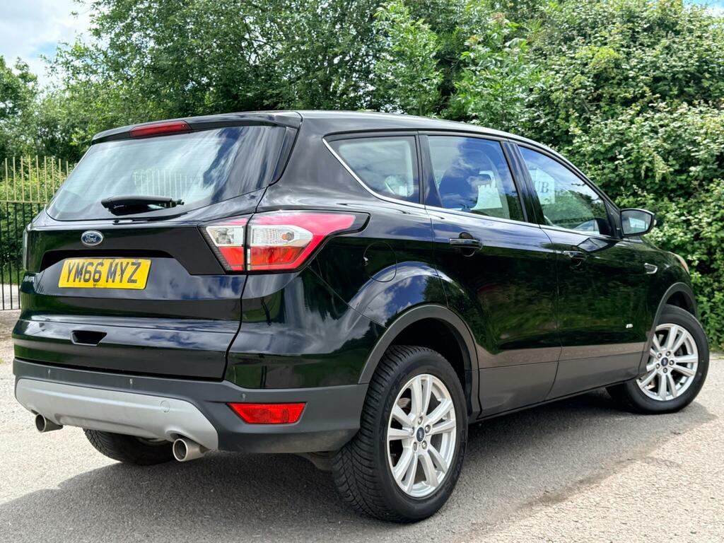 Ford Kuga 2.0 Tdci Ecoblue Zetec Awd Euro 6 Ss YM66MYZ Black #4