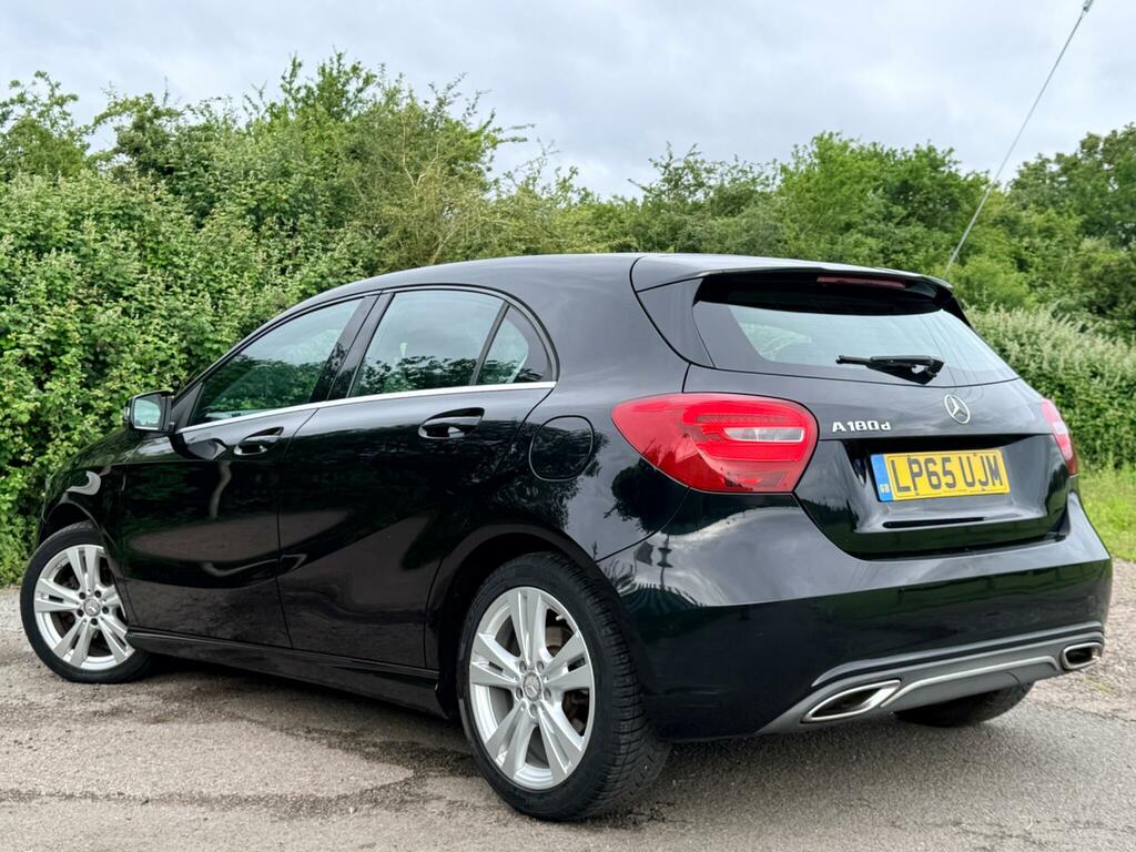 Mercedes-Benz A Class 1.5 A180d Sport Euro 6 Ss LP65UJM Black #6