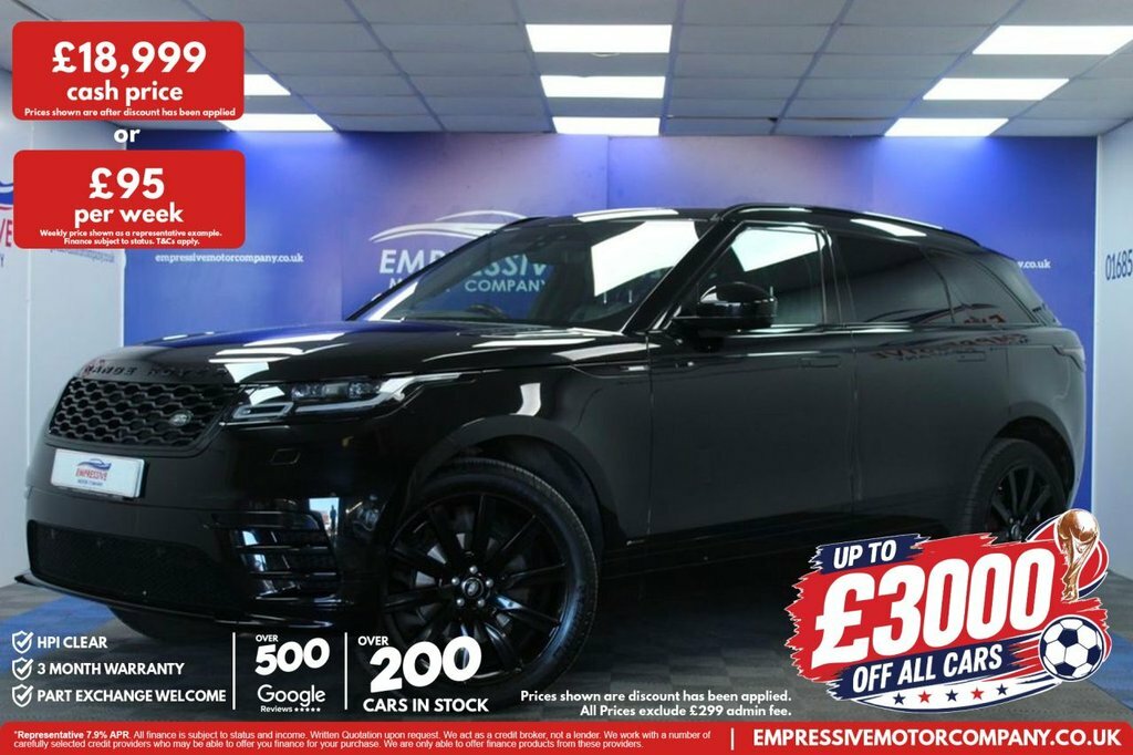 Land Rover Range Rover Velar 2L R-dynamic Se Black