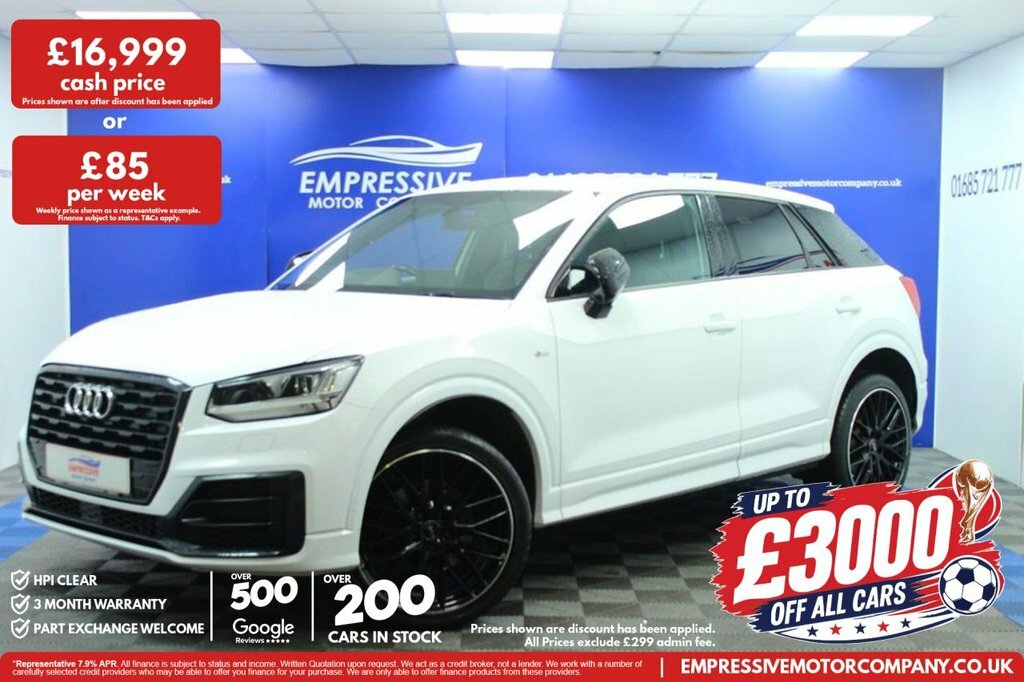 Audi Q2 1.6L Black Edition White