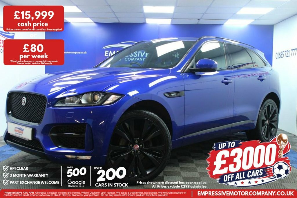 Jaguar F-Pace 2L R-sport Blue