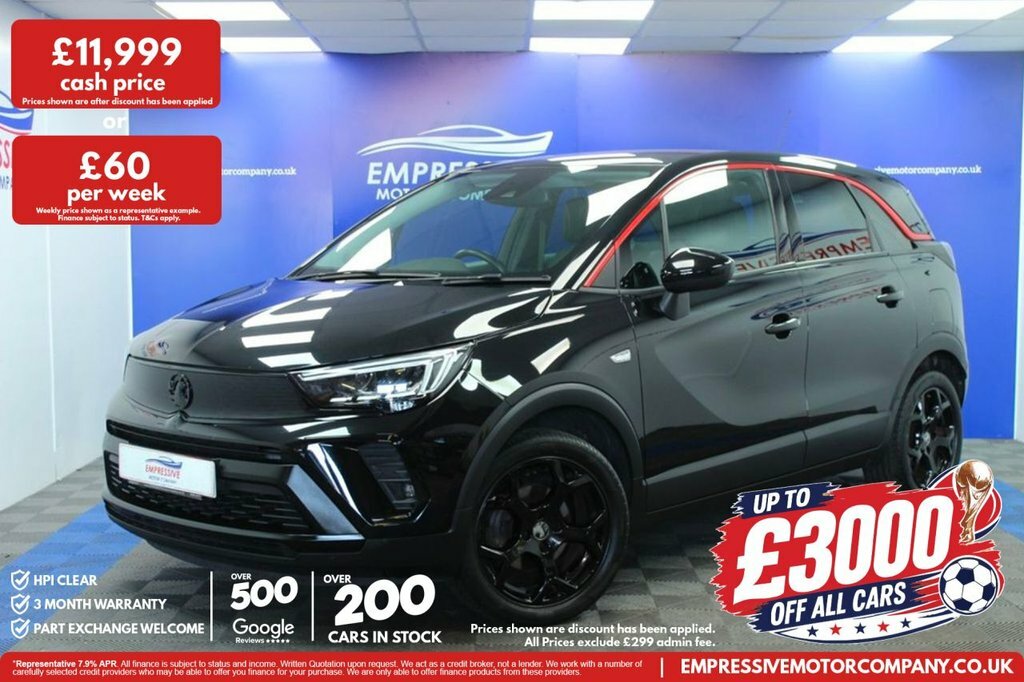 Vauxhall Crossland 1.2L Gs Line Black