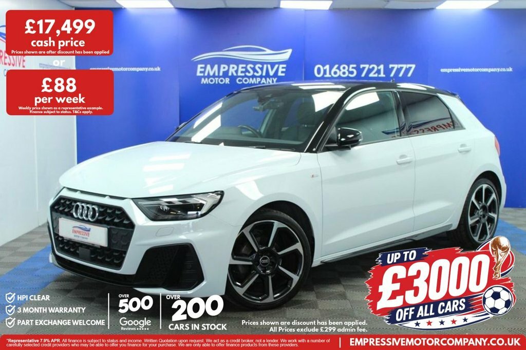 Audi A1 1L Black Edition White