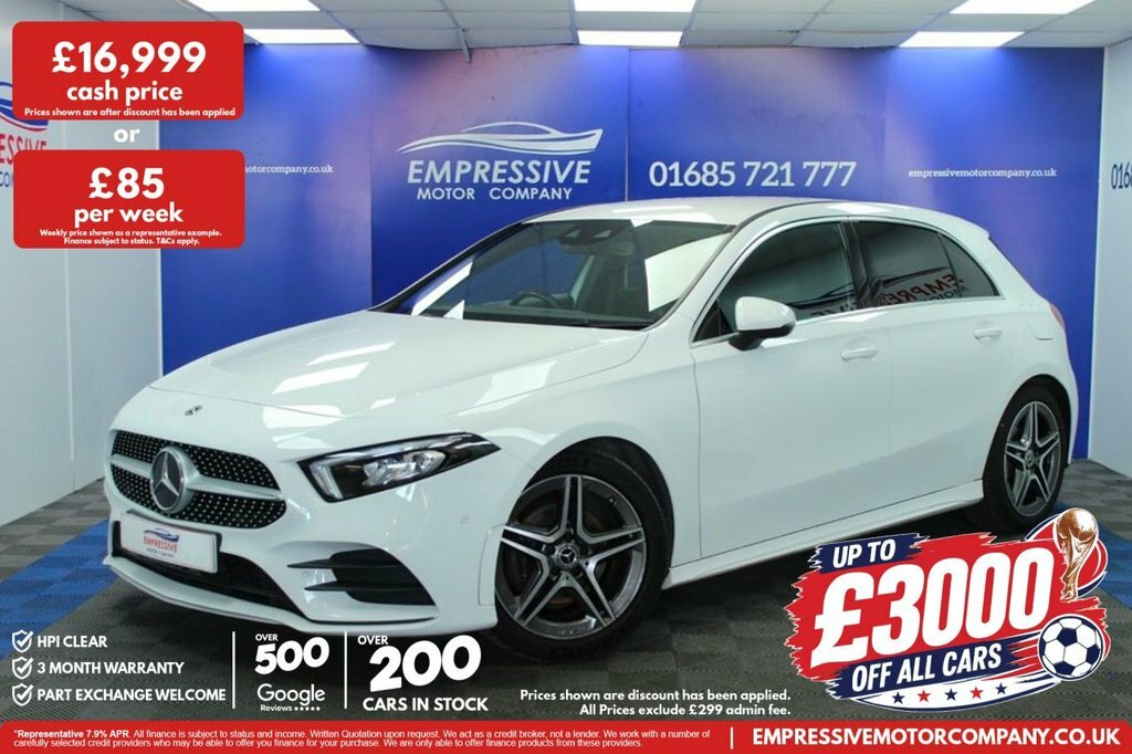 Mercedes-Benz A Class 2L Amg Line White