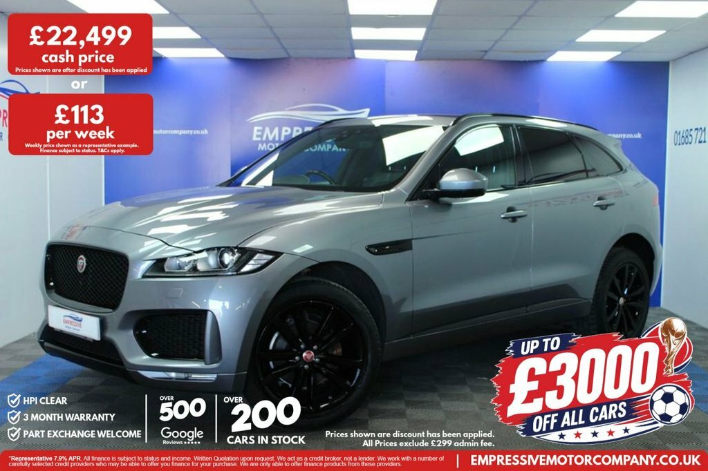 Jaguar F-Pace 2L Chequered Flag Grey