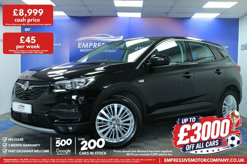 Vauxhall Grandland X 1.5L Sport Nav Black