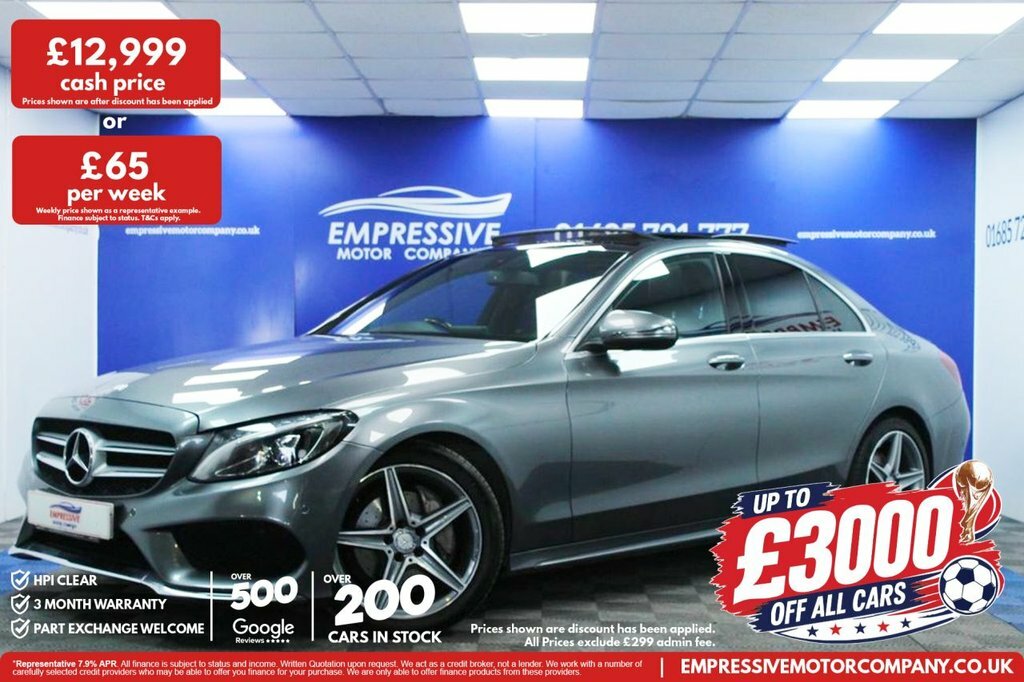 Mercedes-Benz C Class 2.1L C 220 D Amg Line Premium Grey