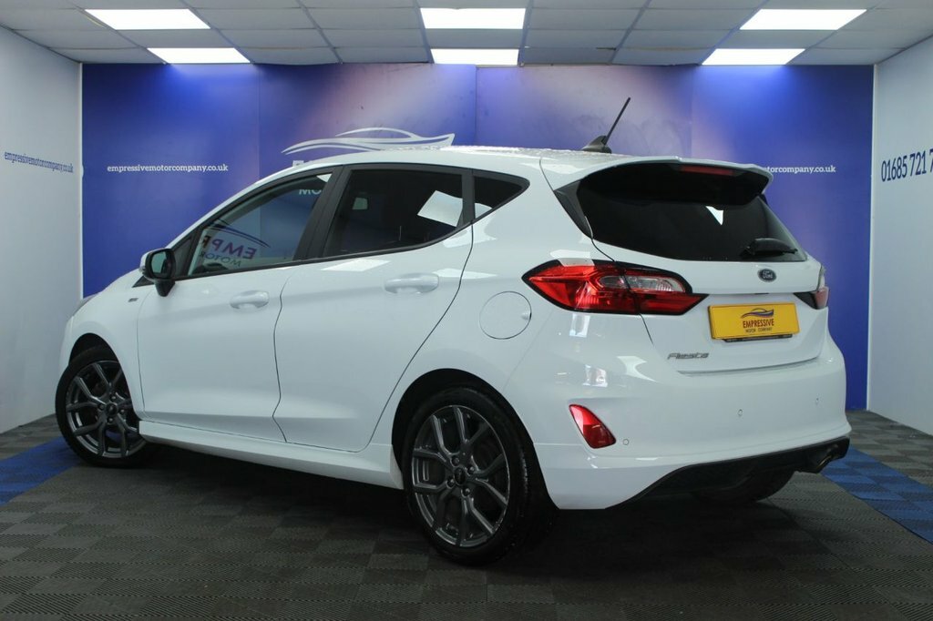 Ford Fiesta 1L St-line LA22DXP White #4