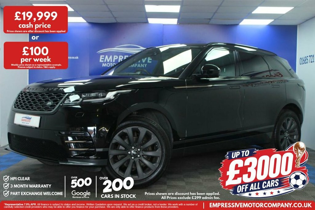 Land Rover Range Rover Velar 2L R-dynamic Se Black
