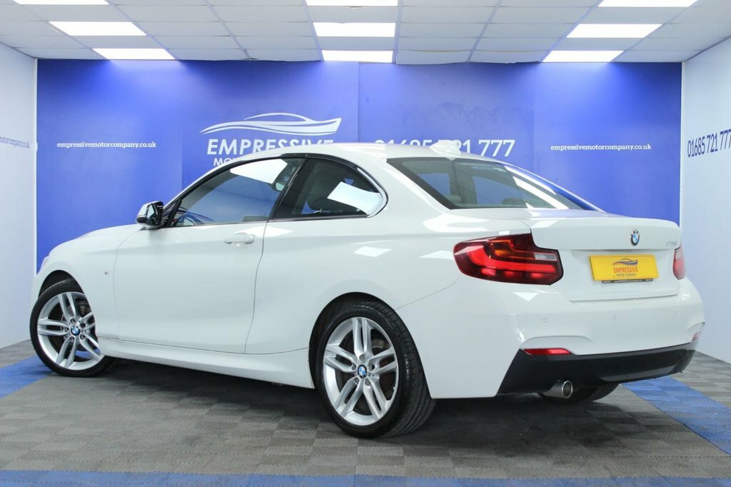 BMW 2 Series 2L 218D M Sport FA17NJZ White #2