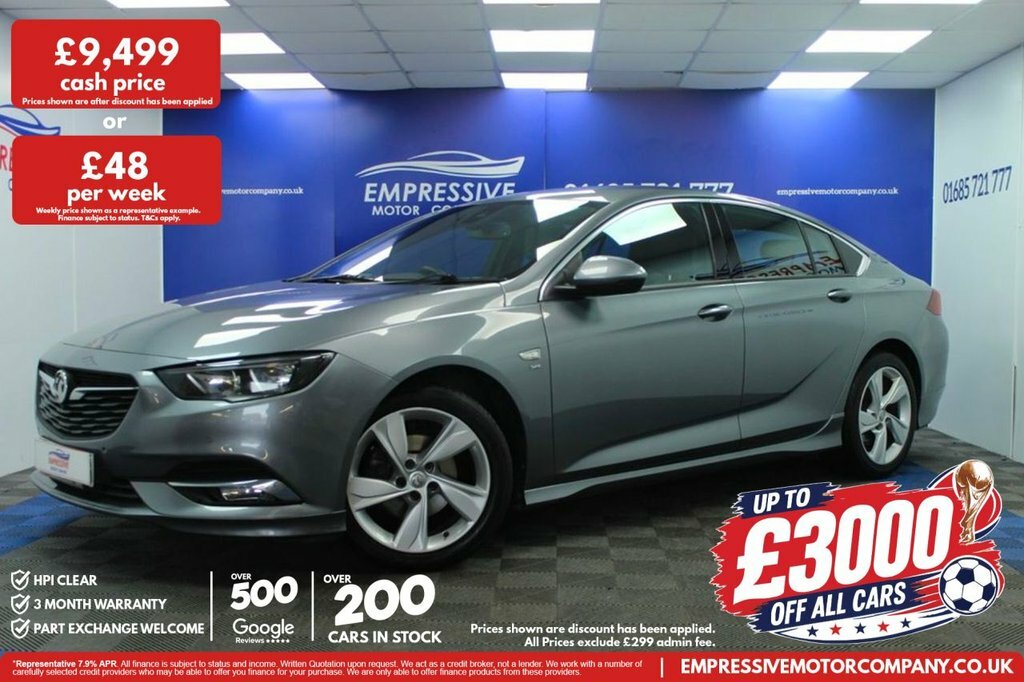 Vauxhall Insignia 1.5L Sri Vx Line Nav Grey