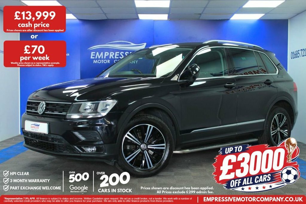 Volkswagen Tiguan 1.4L Se Navigation Black