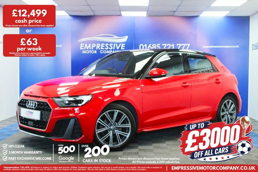 Audi A1 1L S Line BR19CJJ Red