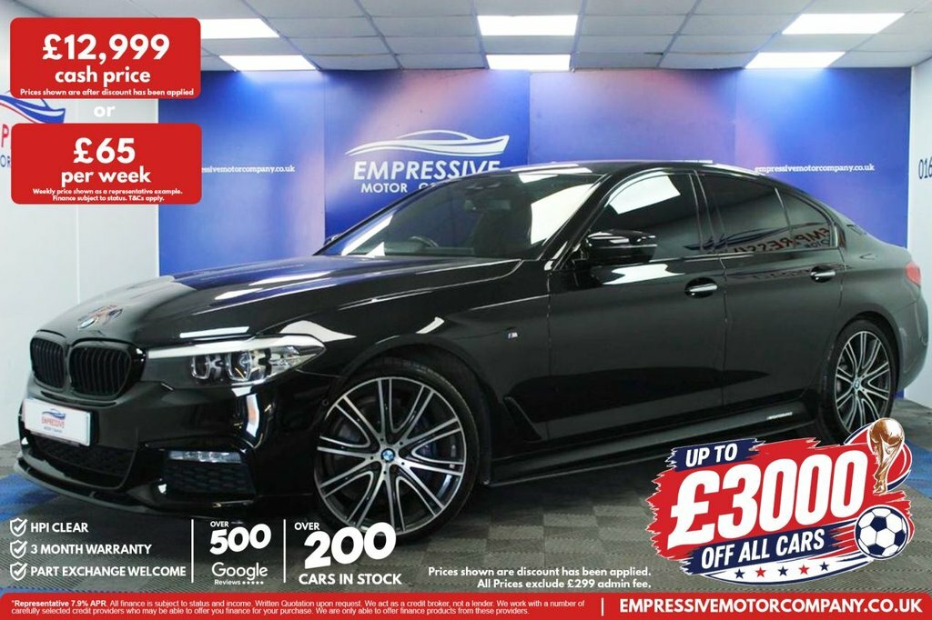 BMW 5 Series 3L M Sport Black