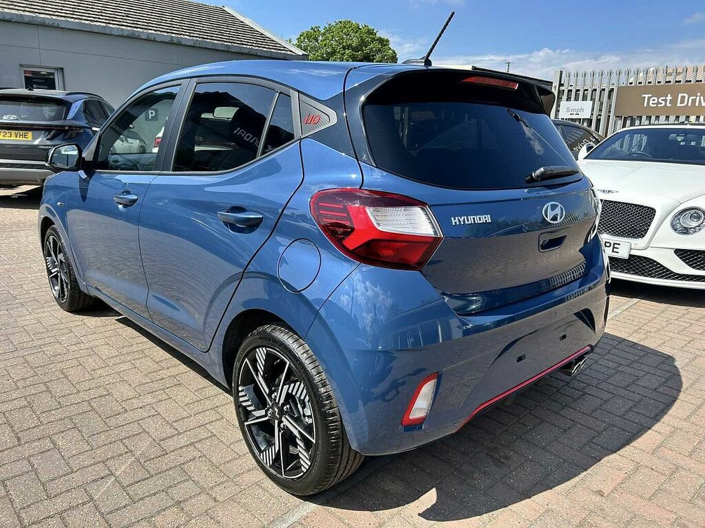 Hyundai I10 1.0T 90 N Line Nav EJ26SJX Blue #5